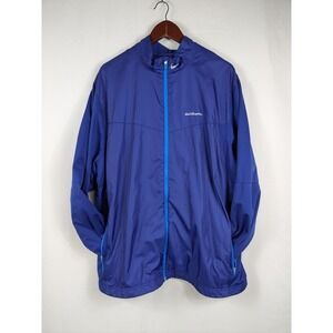 Nike Golf Walt Disney World Parks Mens 2XL Windbreaker Jacket Full Zip Blue 2886